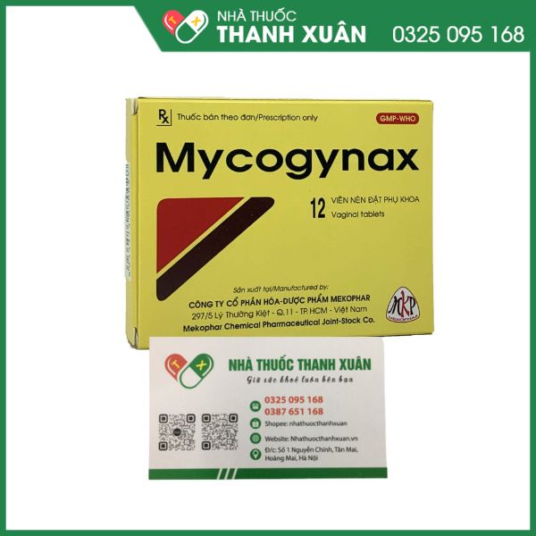 Mycogynax phòng ngừa và điều trị nấm âm đạo